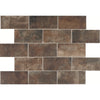 See Daltile - Brickwork - 4 in. x 8 in. Glazed Porcelain Tile - Terrace