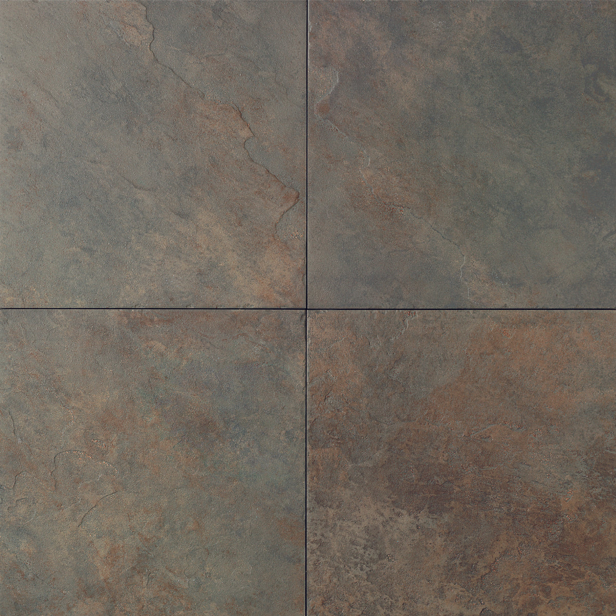 Daltile - Continental Slate - 12 in. x 12 in. - Porcelain Tile - Matte - Brazilian Green