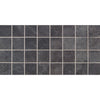 See Daltile - Continental Slate - 3 in. x 3 in. - Glazed Ceramic Mosaic - Matte - Asian Black