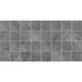 Daltile - Continental Slate - 3 in. x 3 in. - Glazed Ceramic Mosaic - Matte - English Grey