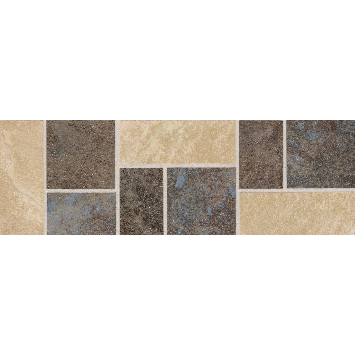 Daltile - Continental Slate - 4 in. x 12 in. - Porcelain Tile Decorative Border - Matte - Persian Gold CS74