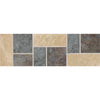 See Daltile - Continental Slate - 4 in. x 12 in. - Porcelain Tile Decorative Border - Matte - Persian Gold CS75