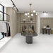 Daltile - Cohesion - 24 in. x 48 in. - Porcelain Tile - Matte - White Installed