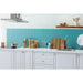 Daltile - Color Wheel Mosaic - 1.5 in. Glazed Ceramic Hexagon Mosaic - Ocean Blue Installed