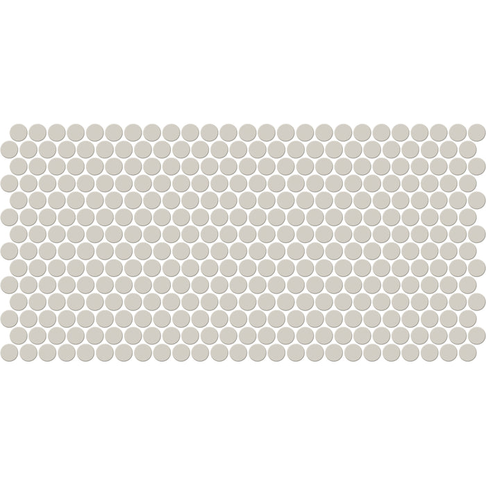 Daltile - Keystones - Penny Rounds - Porcelain Tile Mosaic - Matte - Moonshine