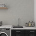 Daltile - Keystones - 1" x 1" Straight Joint - Porcelain Tile Mosaic - Matte - Desert Gray Speckle wall installation