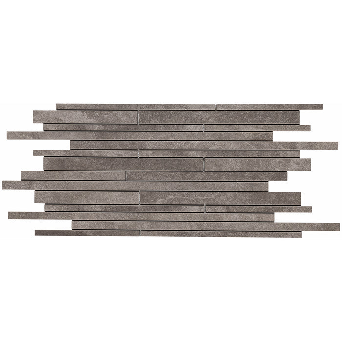 Daltile - Delegate - 12 in. x 24 in. - Random Linear Porcelain Tile Mosaic - Matte - Light Grey