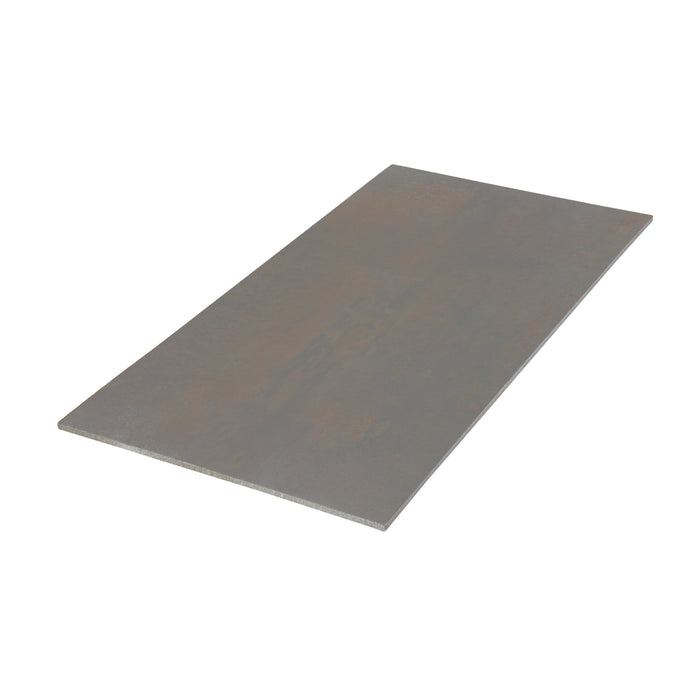 Daltile - Emergent - 12 in. x 24 in. - Porcelain Floor Tile - Light Polished - Iron Angled View
