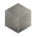 Daltile - Emergent - 12 in. x 12 in. - Porcelain 3D Cube Mosaic - Light Polished - Aluminum