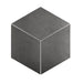 Daltile - Emergent - 12 in. x 12 in. - Porcelain 3D Cube Mosaic - Light Polished - Titanium