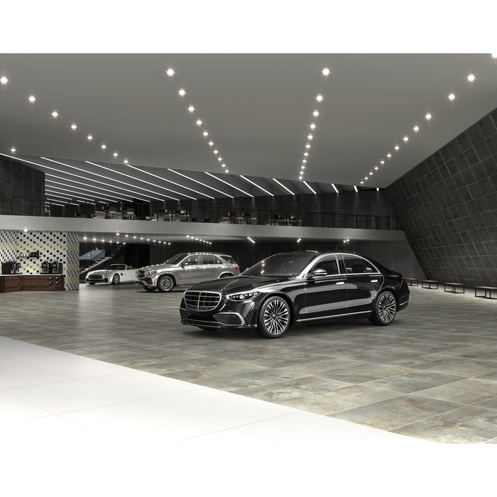Daltile - Emergent - 24 in. x 48 in. - Porcelain Floor Tile - Light Polished - Aluminum Installed