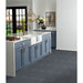 Daltile - Fabrique - 12 in. x 24 in. - Porcelain Tile - Matte - Noir Linen Installed
