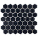Daltile - Color Wheel Mosaic - 1.5 in. Glazed Ceramic Hexagon Mosaic - Navy