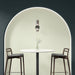 Daltile - Keystones - 2" Organic Hexagon - Porcelain Tile Mosaic - Matte - Mint Ice wall installation
