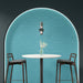 Daltile - Keystones - 2" Organic Hexagon - Porcelain Tile Mosaic - Matte - Ocean Blue wall installation
