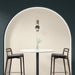 Daltile - Keystones - 2" Organic Hexagon - Porcelain Tile Mosaic - Matte - Almond wall installation