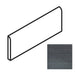 Daltile - Fabrique - 3 in. x 12 in. - Porcelain Tile Bullnose Trim - Matte - Noir Linen