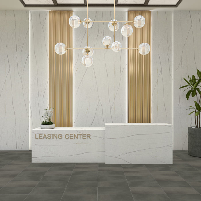 Daltile - Volume 1.0 - 6 in. x 6 in. Glazed Porcelain Tile - Intensity Pebbl