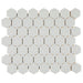 Daltile - Color Wheel Mosaic - 1.5 in. Glazed Ceramic Hexagon Mosaic - Desert Gray