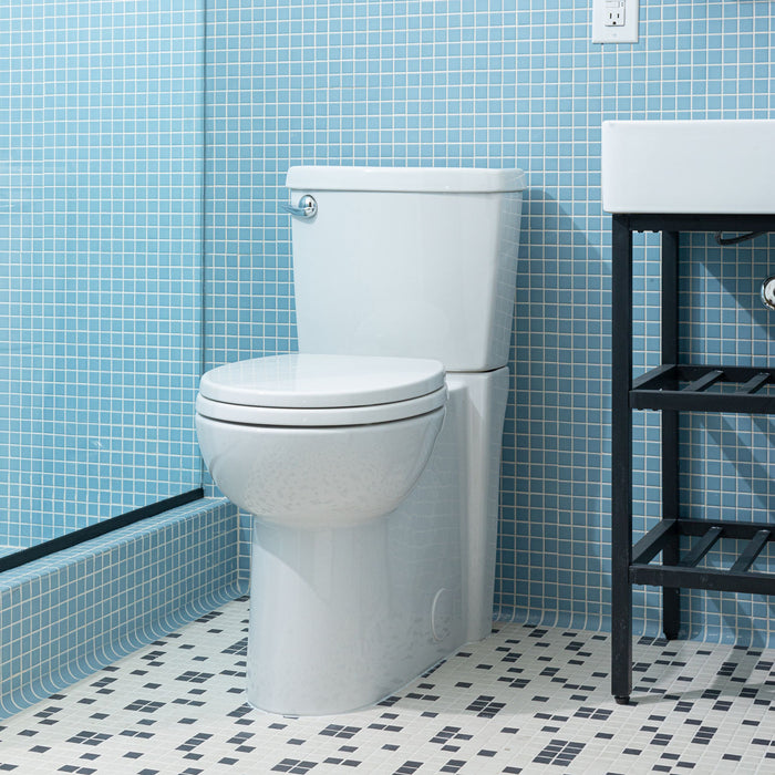 Daltile - Keystones - 1" x 1" Straight Joint - Porcelain Tile Mosaic - Matte - Waterfall wall installation