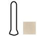 Daltile - Cohesion - 1 in. x 6 in. - Porcelain Trim Outcorner - Matte - Beige