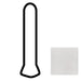 Daltile - Cohesion - 1 in. x 6 in. - Porcelain Trim Outcorner - Matte - White