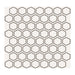 Daltile - Color Wheel Mosaic - 1.5 in. Glazed Ceramic Hexagon Mosaic - Matte Arctic White