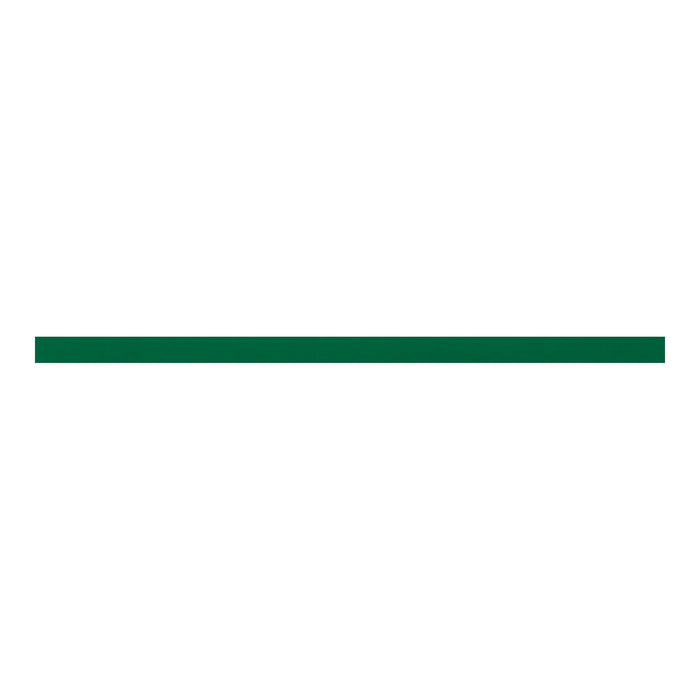 Daltile - Color Wheel Linear - .5 in. x 12 in. Glazed Ceramic Jolly Trim - Emerald