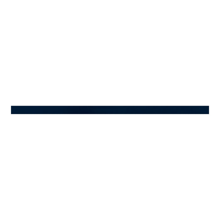 Daltile - Color Wheel Linear - .5 in. x 12 in. Glazed Ceramic Jolly Trim - Navy