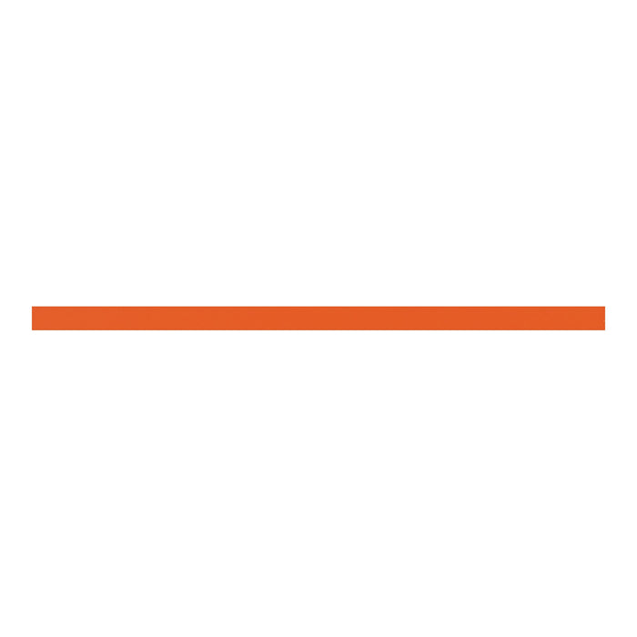Daltile - Color Wheel Linear - .5 in. x 12 in. Glazed Ceramic Jolly Trim - Orange Burst