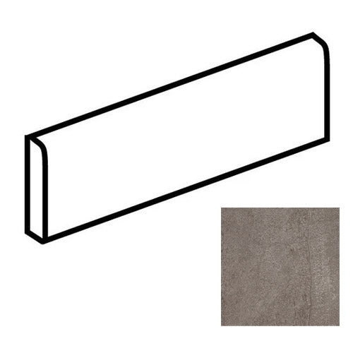 Daltile - Delegate - 3 in. x 24 in. - Porcelain Bullnose Trim - Matte - Light Grey