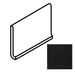 Daltile - Delegate - 6 in. x 12 in. - Cove Base Trim - Matte - Black