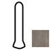 Daltile - Delegate - 1 in. x 6 in. - Cove Base Outcorner Trim - Matte - Light Grey