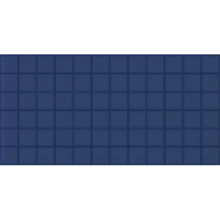 Daltile - Keystones - 2" x 2" Straight Joint - Porcelain Tile Mosaic - Matte - Nautical Blue