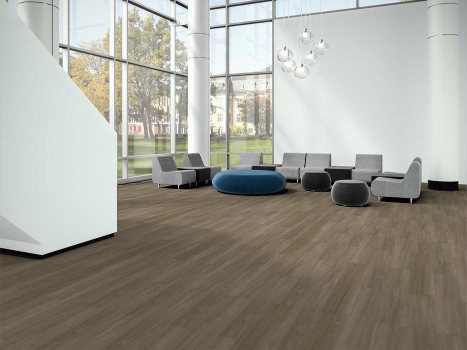 EF Contract - Wildwoods 2.5mm - Luxury Vinyl Tile - Brush Room Scene