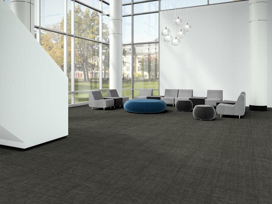 EF Contract - Elan II - 18 in. x 36 in. - Commercial Carpet Tile - Night Sky ELN57 Room Scene