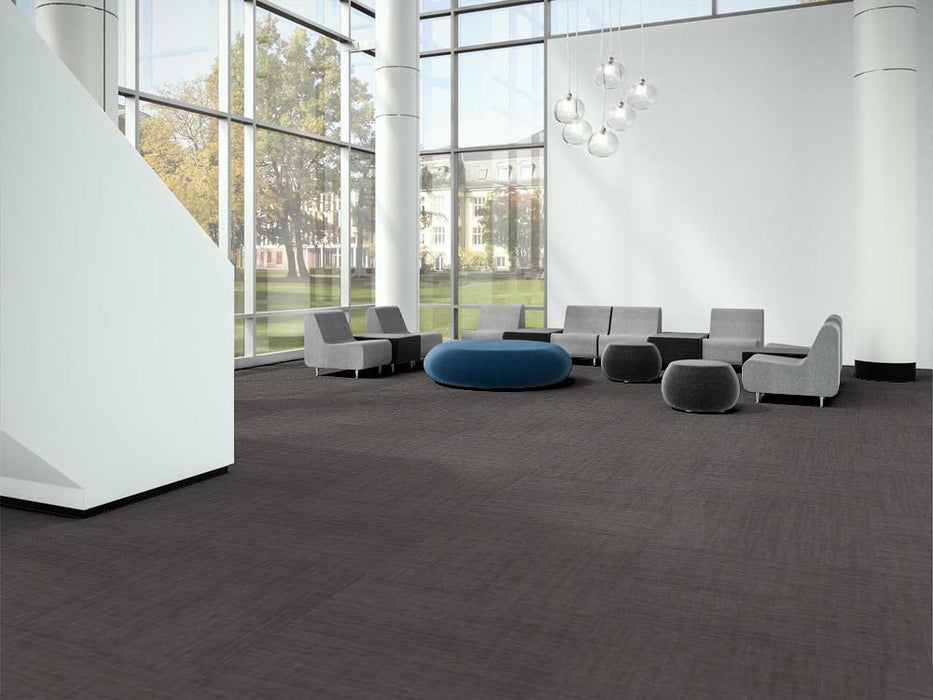 EF Contract - Elan II - 18 in. x 36 in. - Commercial Carpet Tile - Blonde ELN73 Room Scene