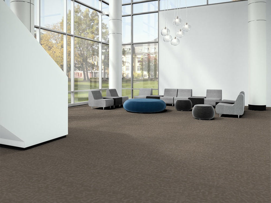 EF Contract - Freestyle - 24 in. x 24 in. - Commercial Carpet Tile - Adobe INstalled