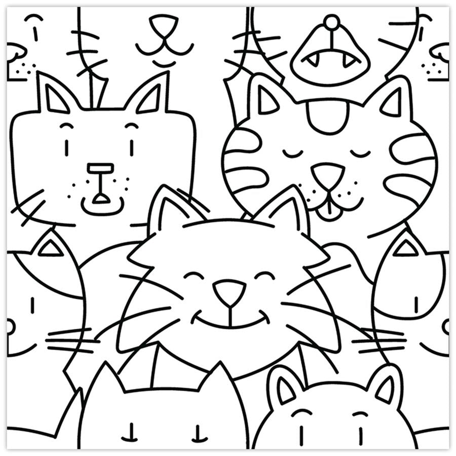 Somertile - Oh My Cat - Porcelain Floor/Wall Tile