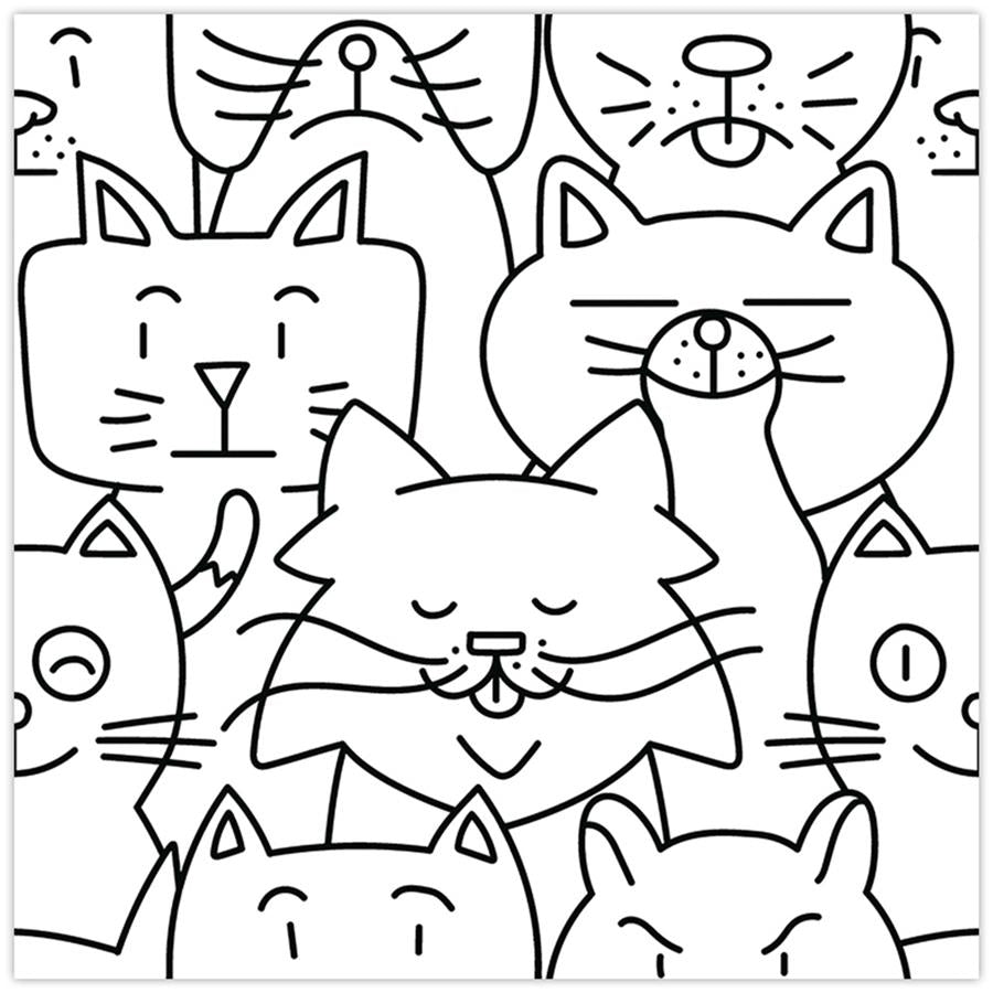 Somertile - Oh My Cat - Porcelain Floor/Wall Tile