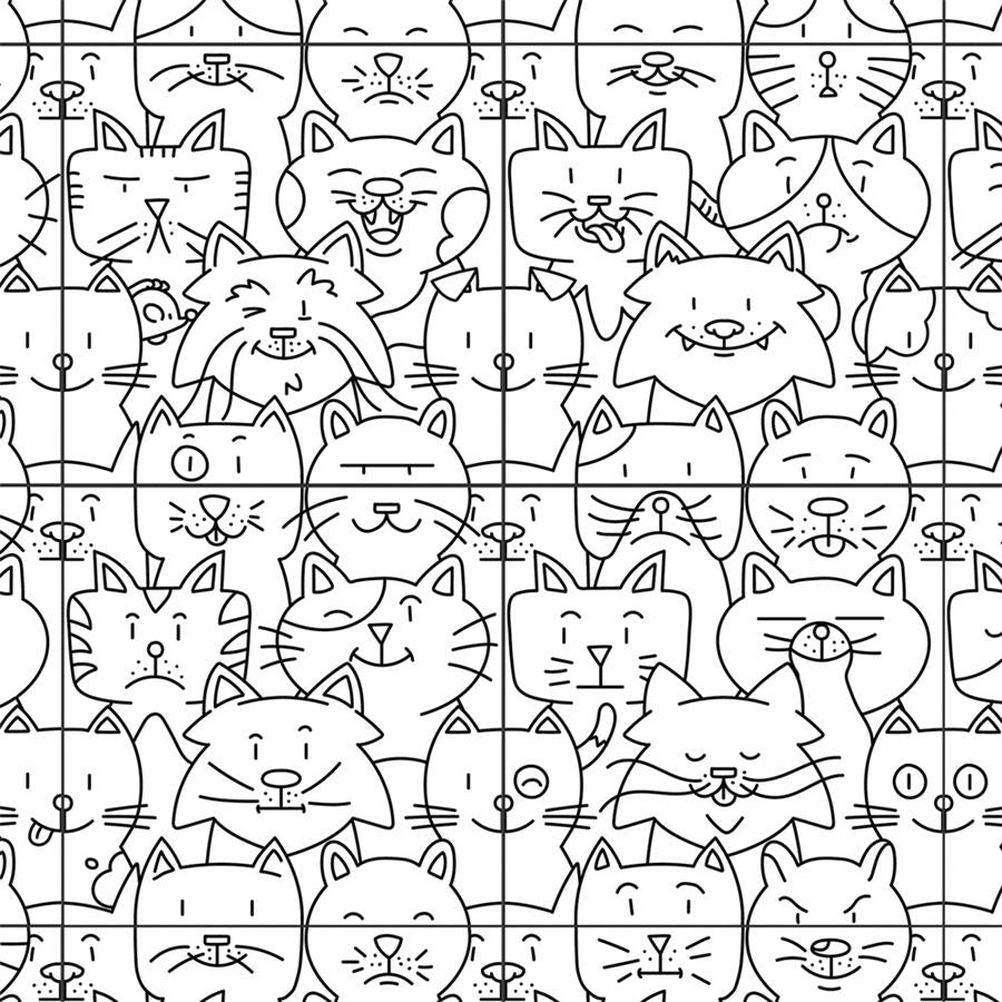 Somertile - Oh My Cat - Porcelain Floor/Wall Tile