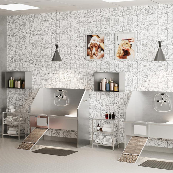 Somertile - Oh My Dog - Porcelain Floor/Wall Tile Commercial Install