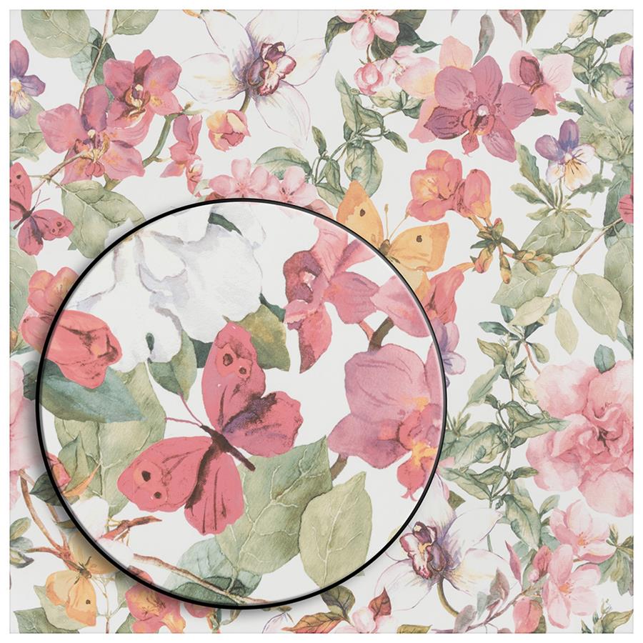 Somertile - Imagine Porcelain Tile - Floral Meadow Close View