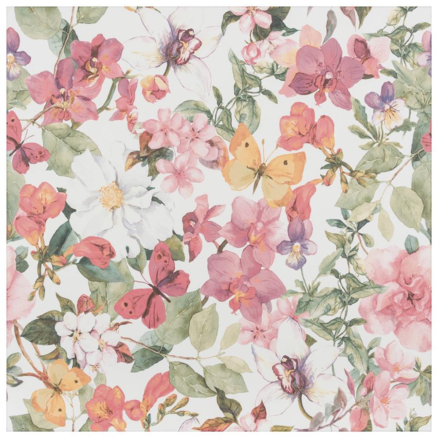 Somertile - Imagine Porcelain Tile - Floral Meadow