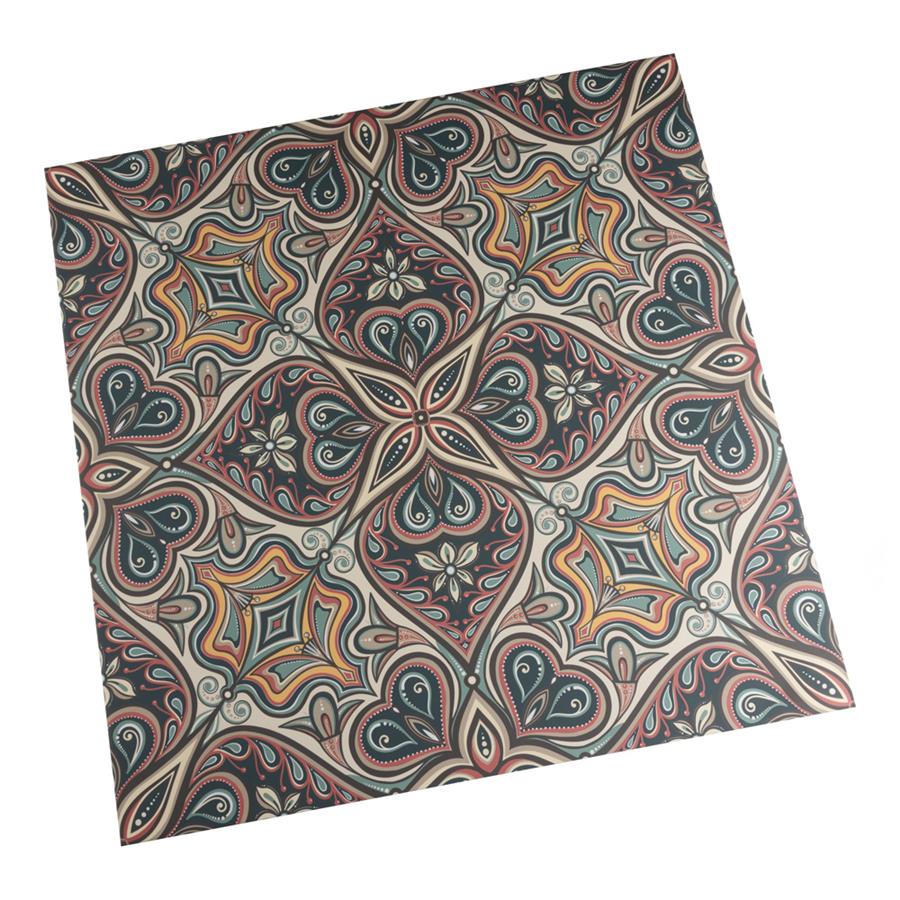 Somertile - Imagine Porcelain Tile - Tapestry Mandala Angled View