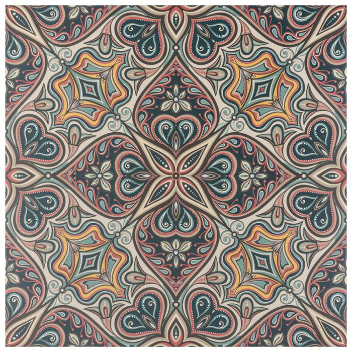 Somertile - Imagine Porcelain Tile - Tapestry Mandala