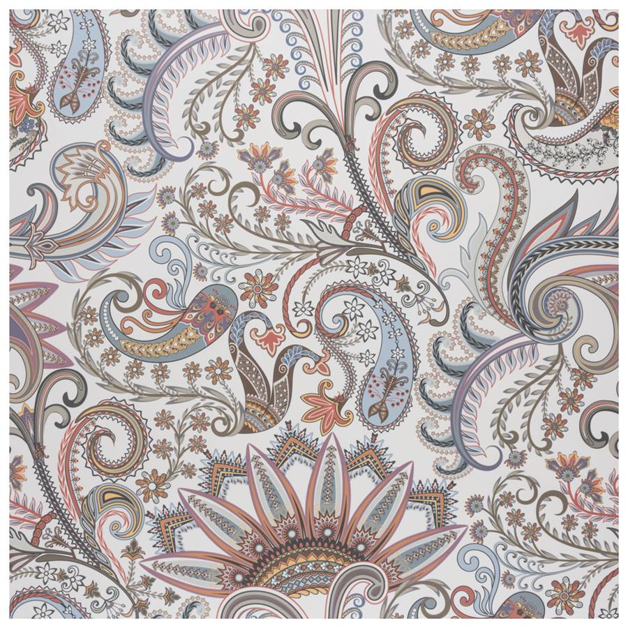 Somertile - Imagine Porcelain Tile - Tapestry Paisley