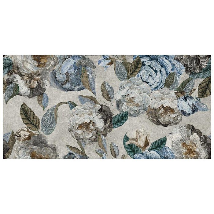 Somertile - Parete Porcelain Tile - Fiori Grey