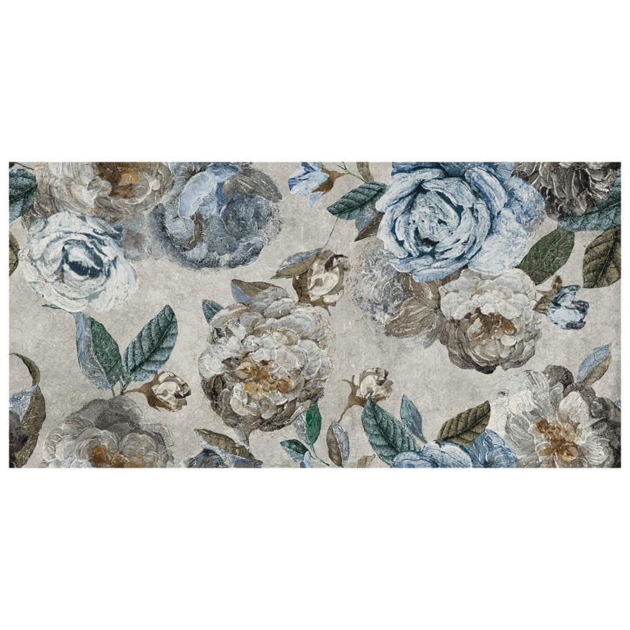 Somertile - Parete Porcelain Tile - Fiori Grey