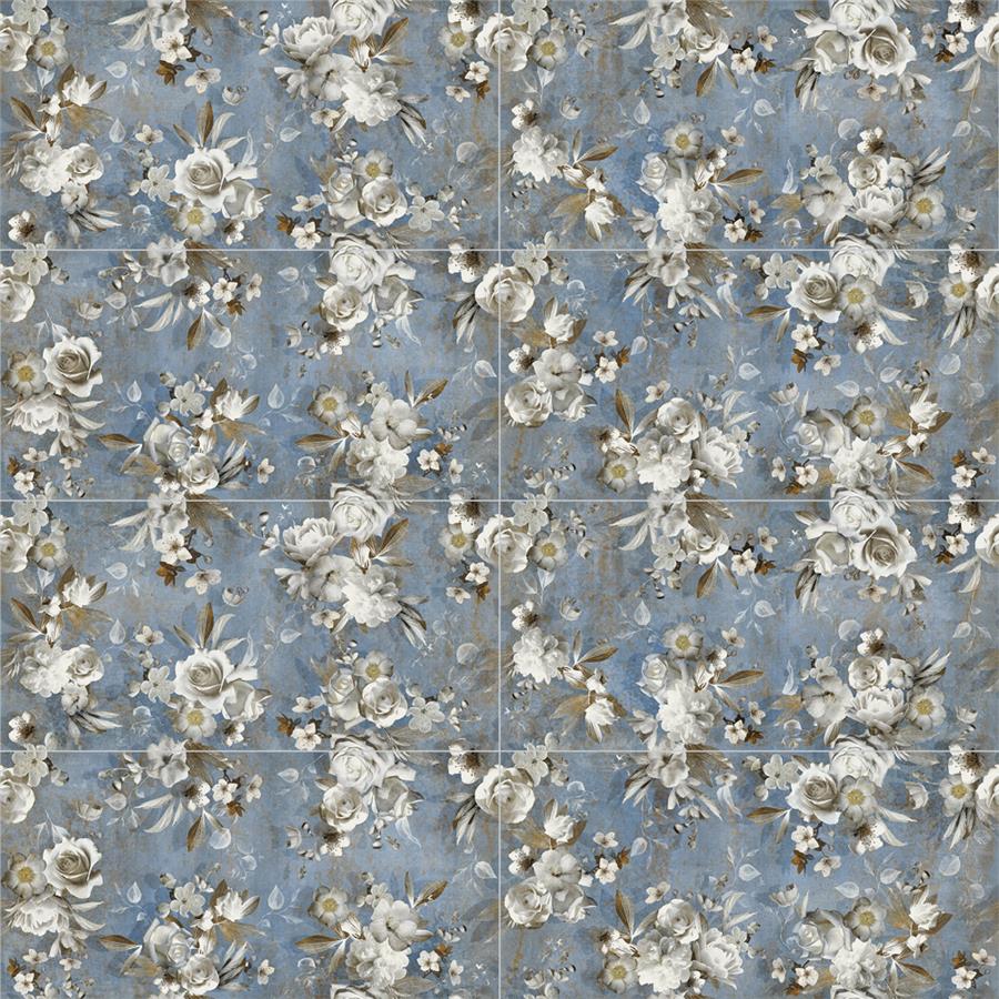 Somertile - Parete Porcelain Tile - Setoso Blue Variation